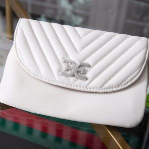 NWT Sam Edelman White Leather Belt Bag